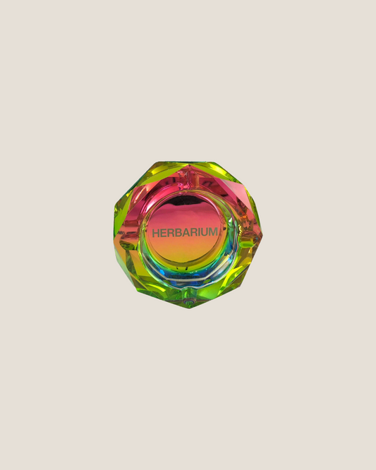 Herbarium Glass Iridescent Ashtray